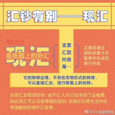 汇钞和现钞区别？汇率的外汇和现钞