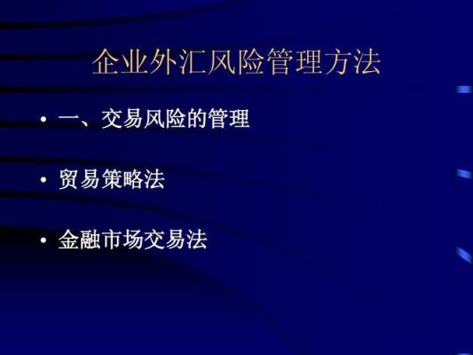 商业风险分为哪几种？外汇风险三种类型比较