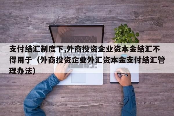 外商投资企业如何办理资本金结汇？外汇指令