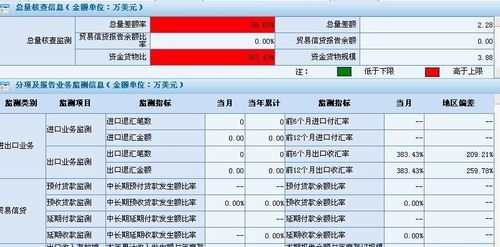 货物贸易外汇监测系统，企业版中的总量差额是什么意思？（外汇监测系统作用）