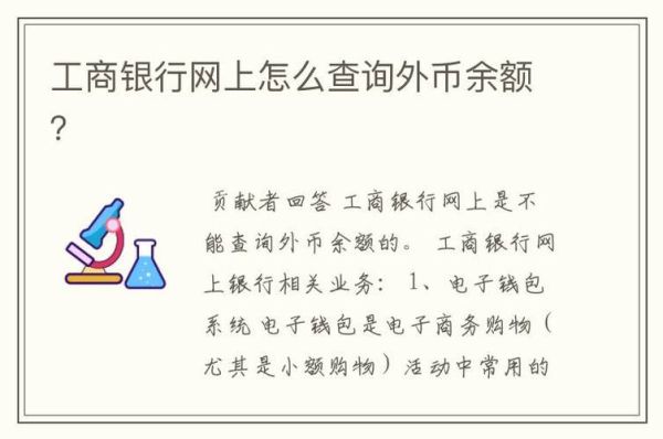 工行如何在网上银行查询美金余额？（工行外汇怎么查）