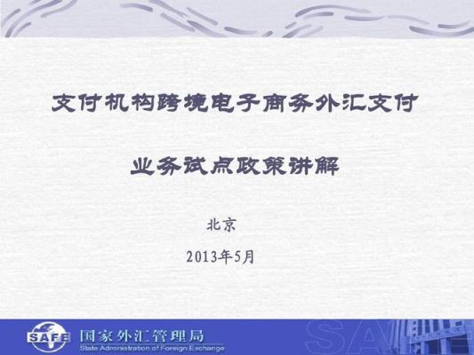 中国首个支付平台是？（支付机构跨境电子商务外汇支付业务试点）