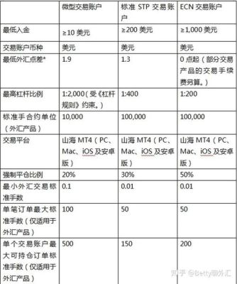 标准外汇的账户有哪些？（外汇专项额度）