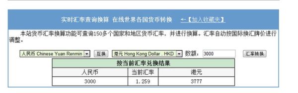 港币和人民币如何转换？（人民币港币外汇）