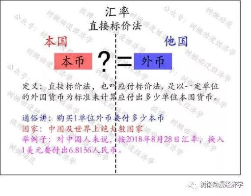 国际金融中的直接标价法和间接标价法是如何标价的。请举例说明？（外汇标价法的）