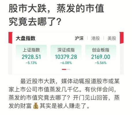 资金大量流入股市造成股价大跌,除去税收,那这些钱去哪里了？（去哪儿网市值）